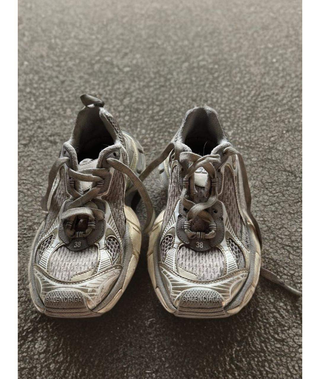 BALENCIAGA Серые кроссовки, фото 2