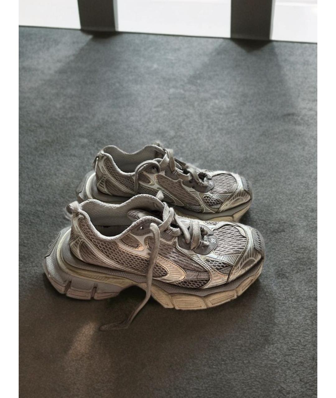 BALENCIAGA Серые кроссовки, фото 9