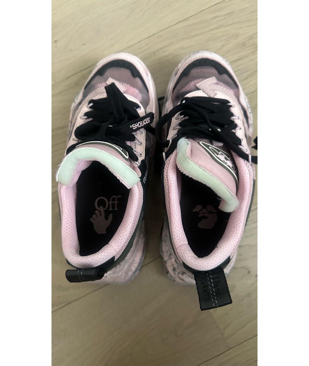 OFF-WHITE Розовые кроссовки, фото 4