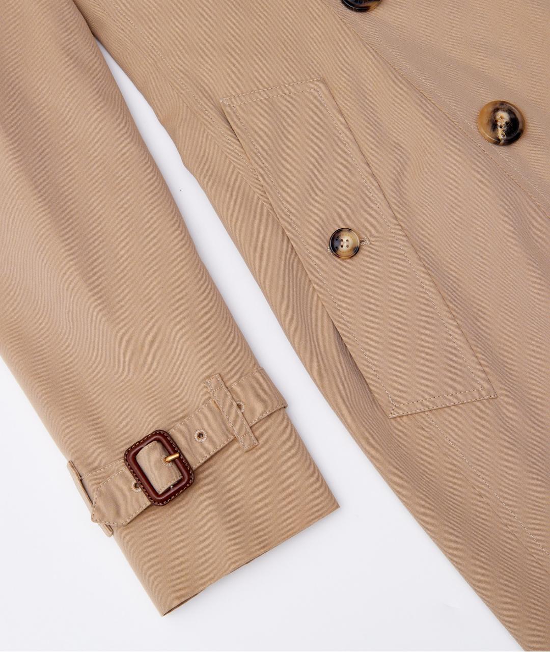 BURBERRY Бежевый хлопковый тренч/плащ, фото 3