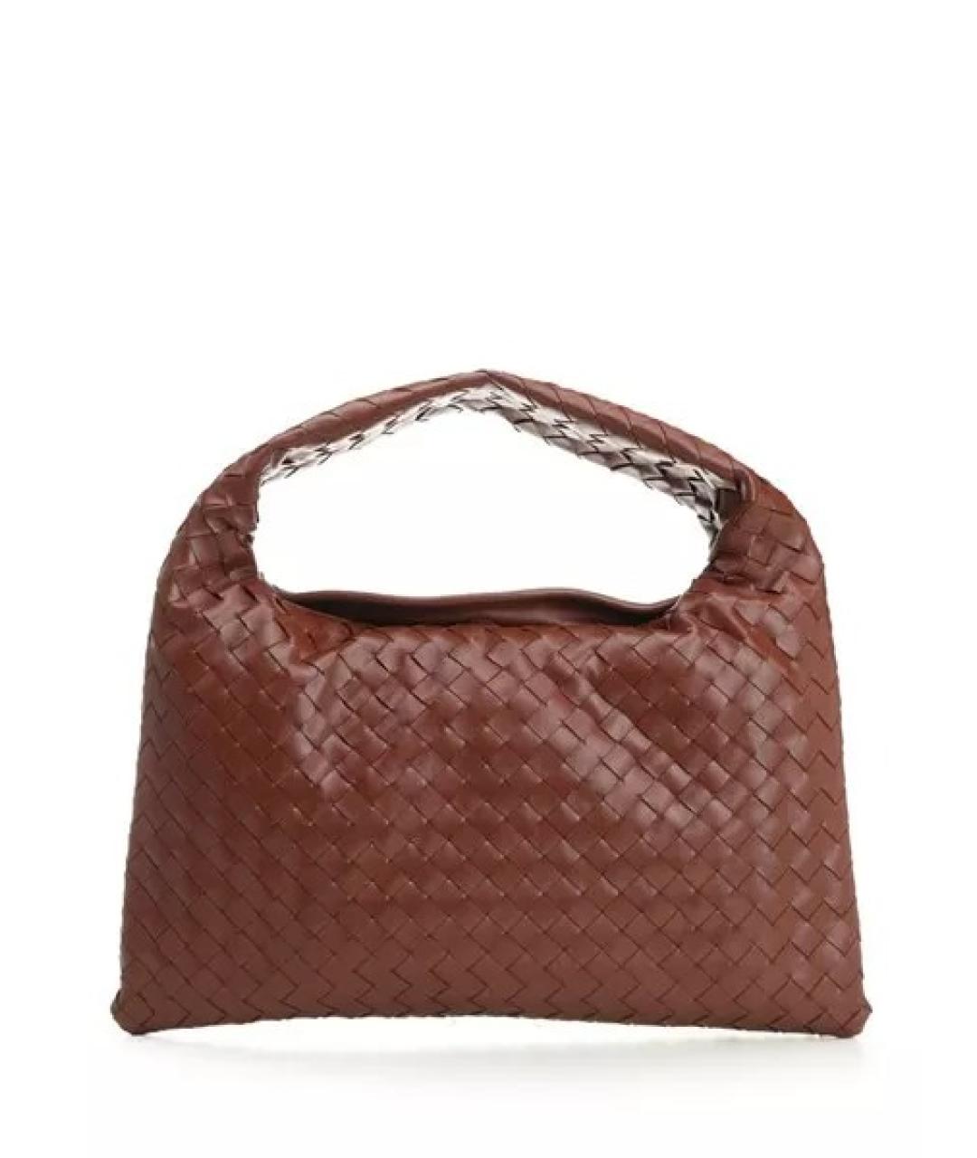 BOTTEGA VENETA Коричневая кожаная сумка тоут, фото 1
