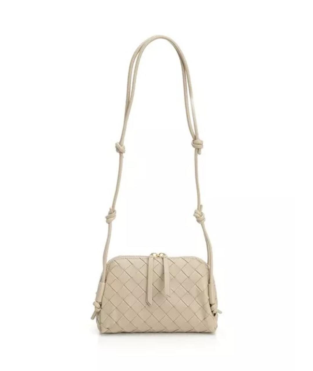 BOTTEGA VENETA Бежевая сумка через плечо, фото 1