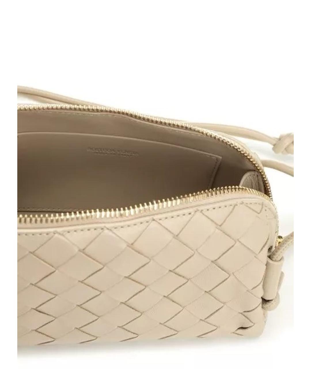 BOTTEGA VENETA Бежевая сумка через плечо, фото 4