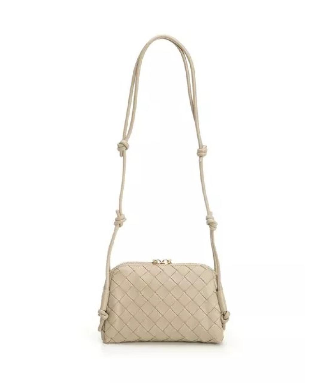 BOTTEGA VENETA Бежевая сумка через плечо, фото 3
