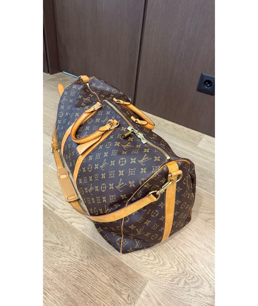 LOUIS VUITTON Коричневая дорожная/спортивная сумка, фото 2