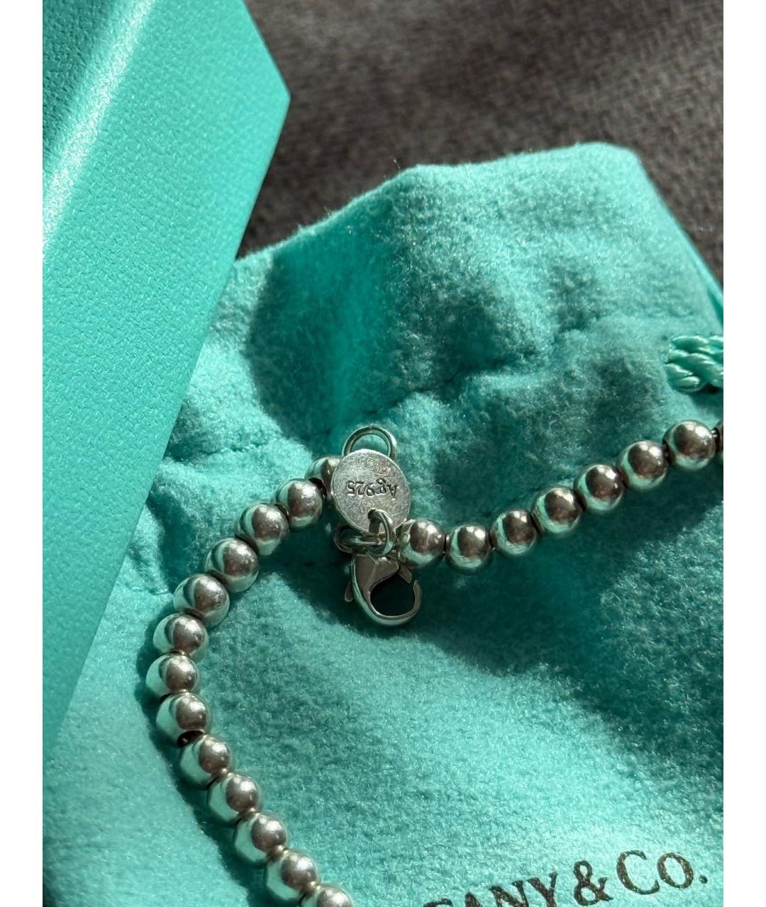 TIFFANY&CO Серебрянный серебряный браслет, фото 4