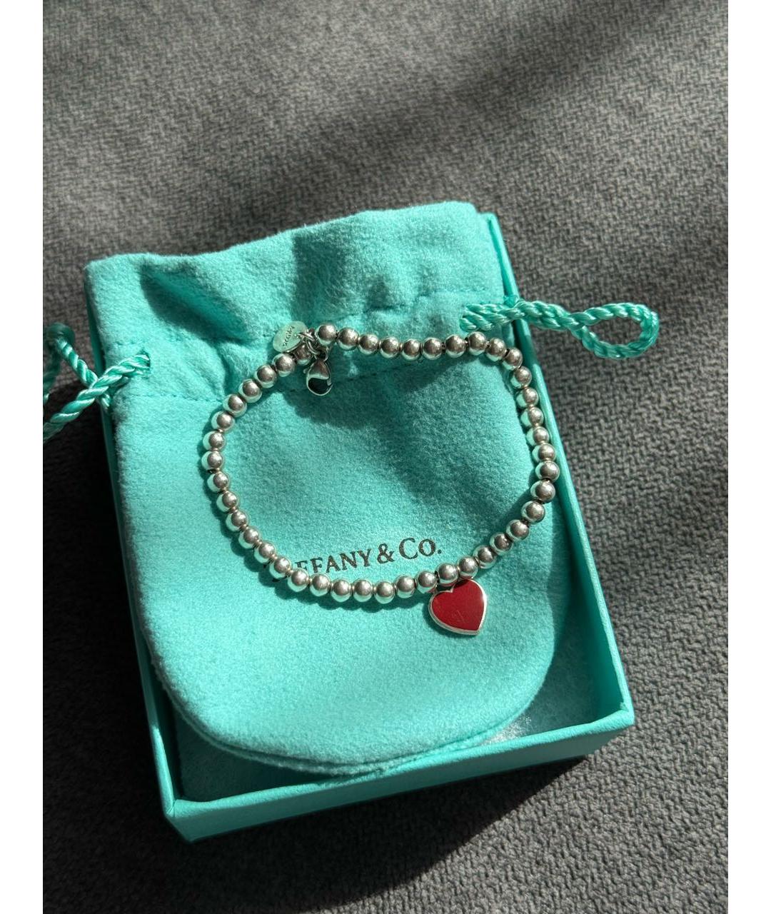 TIFFANY&CO Серебрянный серебряный браслет, фото 6