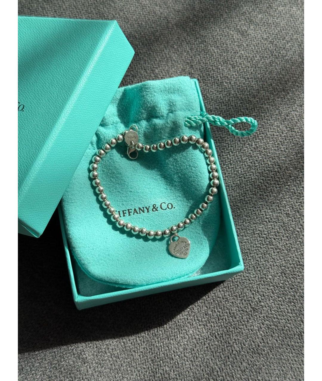 TIFFANY&CO Серебрянный серебряный браслет, фото 3