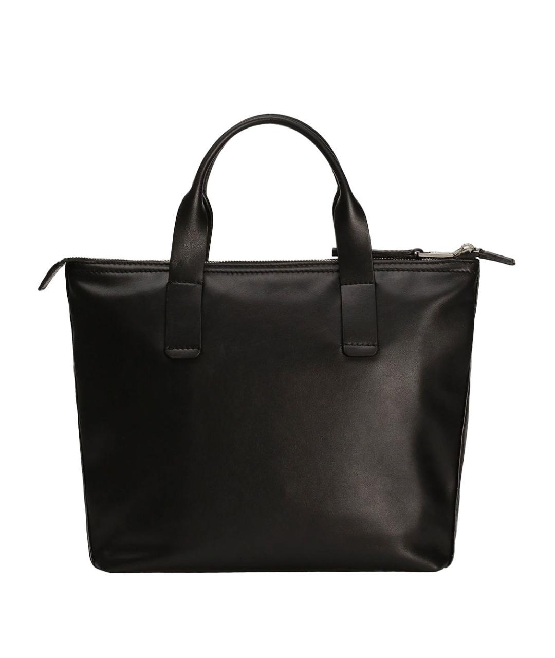 DOLCE&GABBANA Черная сумка тоут, фото 3