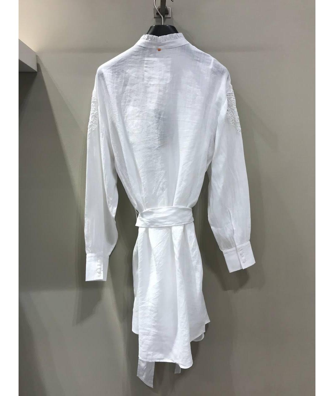 HUGO BOSS Белое повседневное платье, фото 2