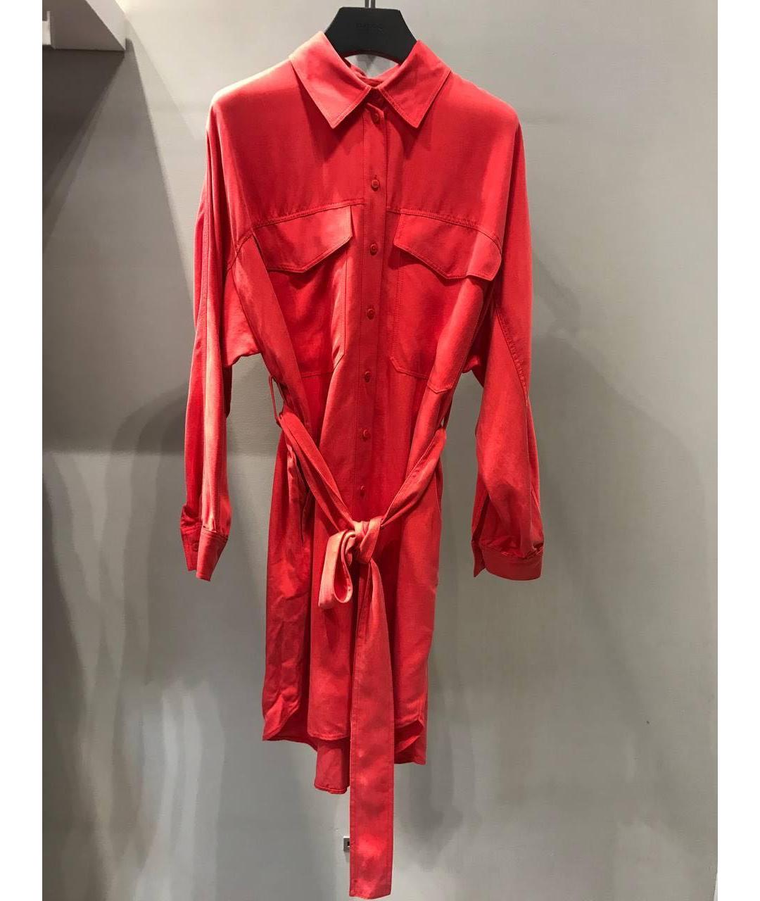 HUGO BOSS Красное повседневное платье, фото 3