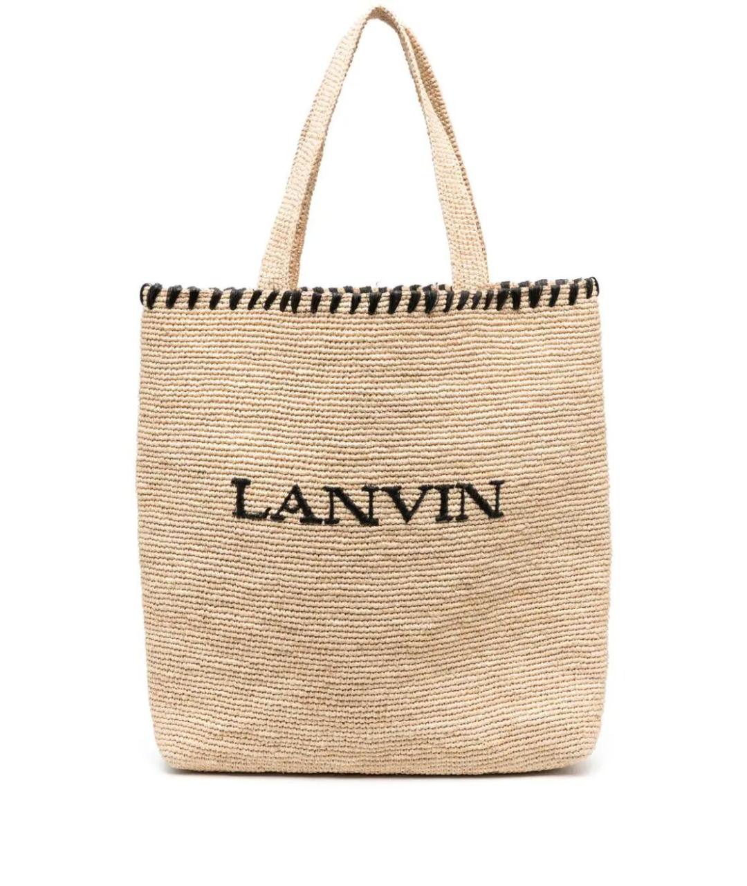 LANVIN Бежевая сумка тоут, фото 1