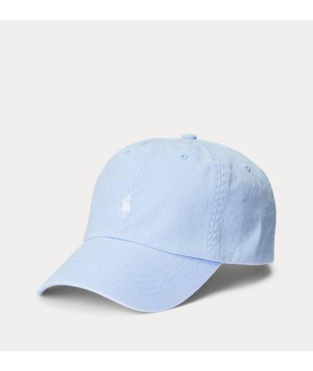 POLO RALPH LAUREN Голубая хлопковая кепка, фото 5