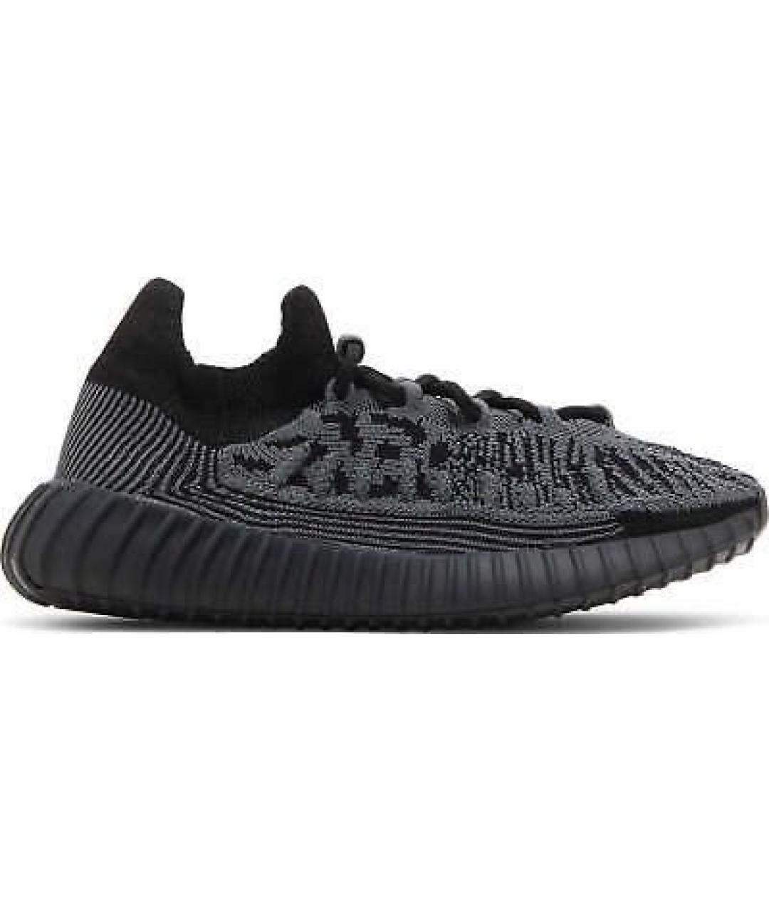 ADIDAS YEEZY Черные текстильные низкие кроссовки / кеды, фото 7