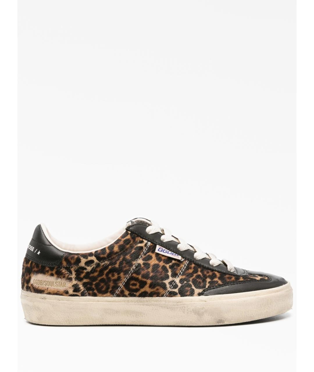 GOLDEN GOOSE DELUXE BRAND Черные кожаные кеды, фото 5