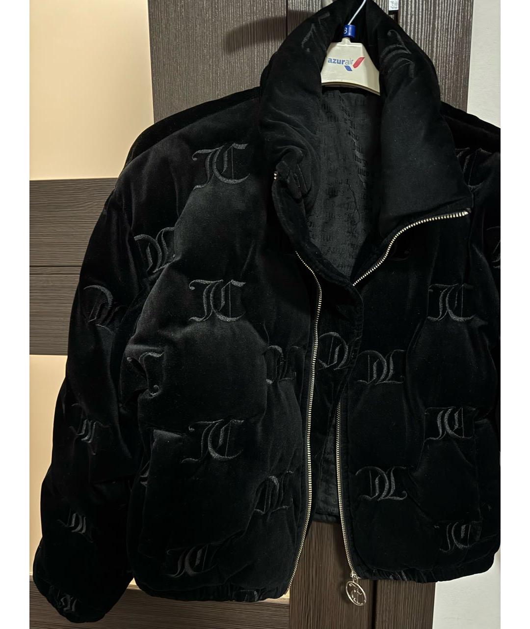 JUICY COUTURE Черная велюровая куртка, фото 2