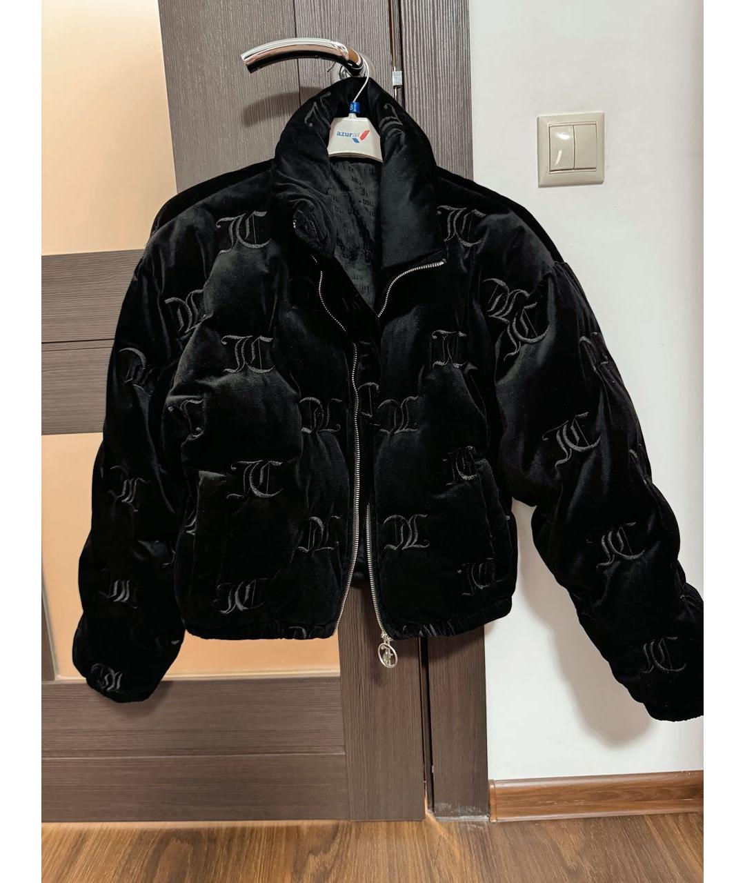 JUICY COUTURE Черная велюровая куртка, фото 4