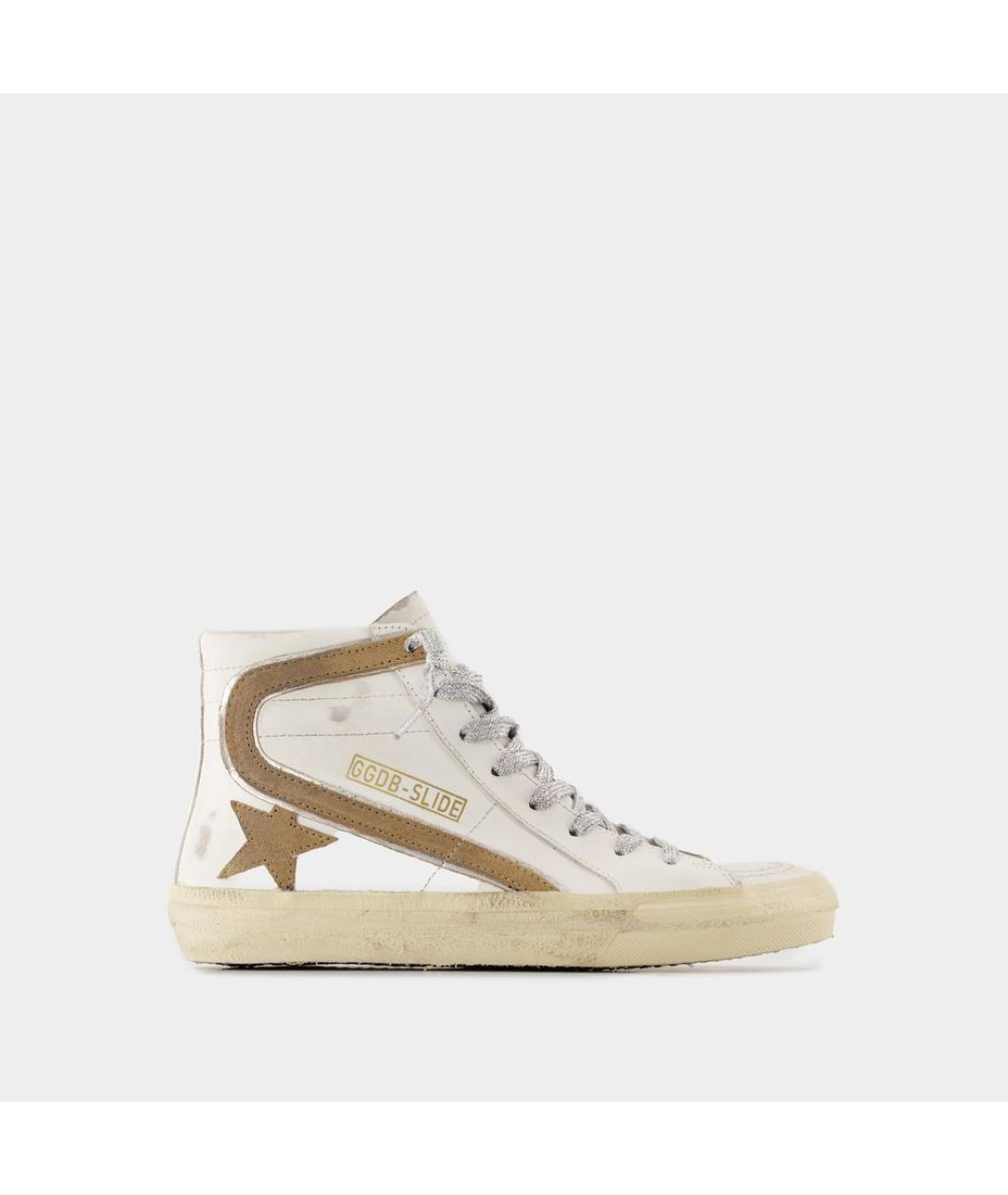GOLDEN GOOSE DELUXE BRAND Белые кожаные кеды, фото 5