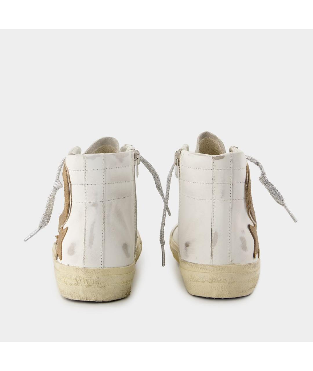 GOLDEN GOOSE DELUXE BRAND Белые кожаные кеды, фото 3