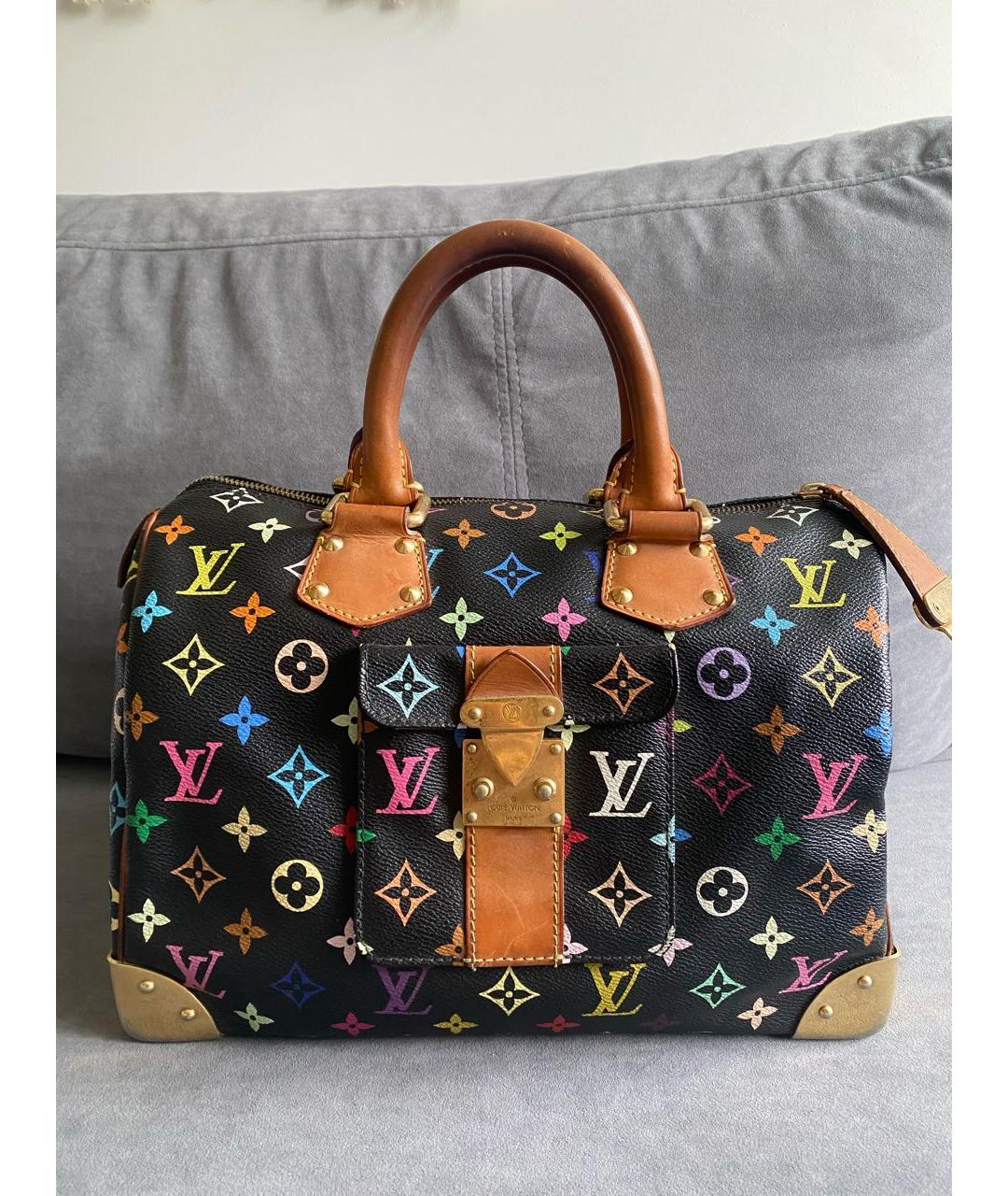 LOUIS VUITTON Мульти кожаная сумка с короткими ручками, фото 9