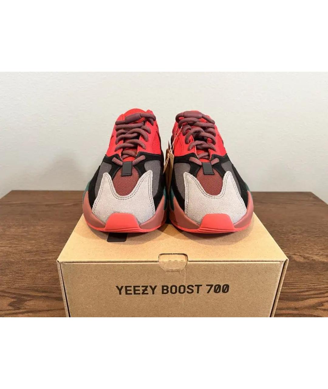 ADIDAS YEEZY Мульти замшевые низкие кроссовки / кеды, фото 3