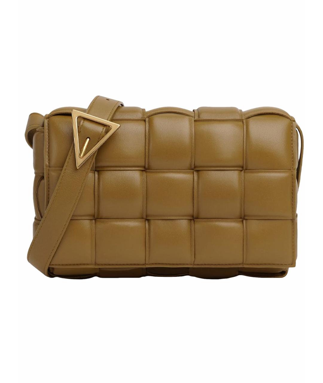 BOTTEGA VENETA Коричневая кожаная сумка через плечо, фото 1