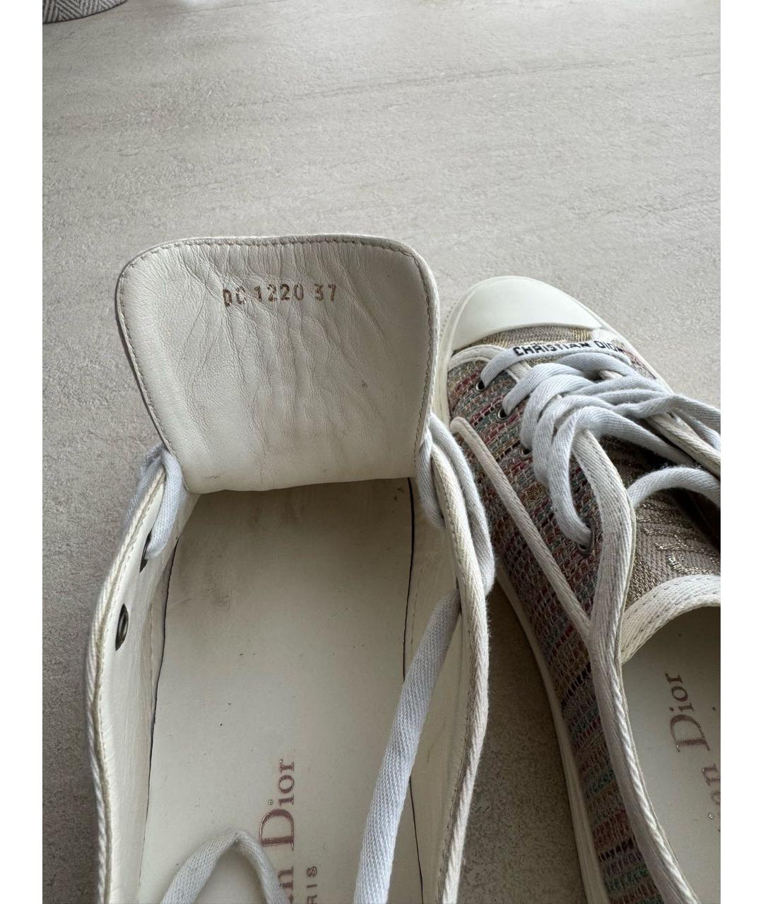 CHRISTIAN DIOR Текстильные кеды, фото 5