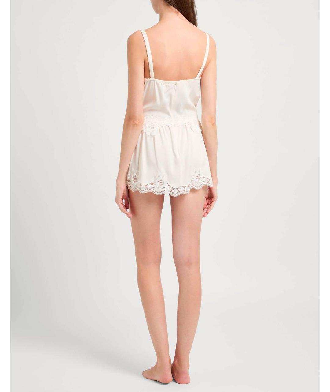 DOLCE&GABBANA Белая пижамы и сорочки, фото 3