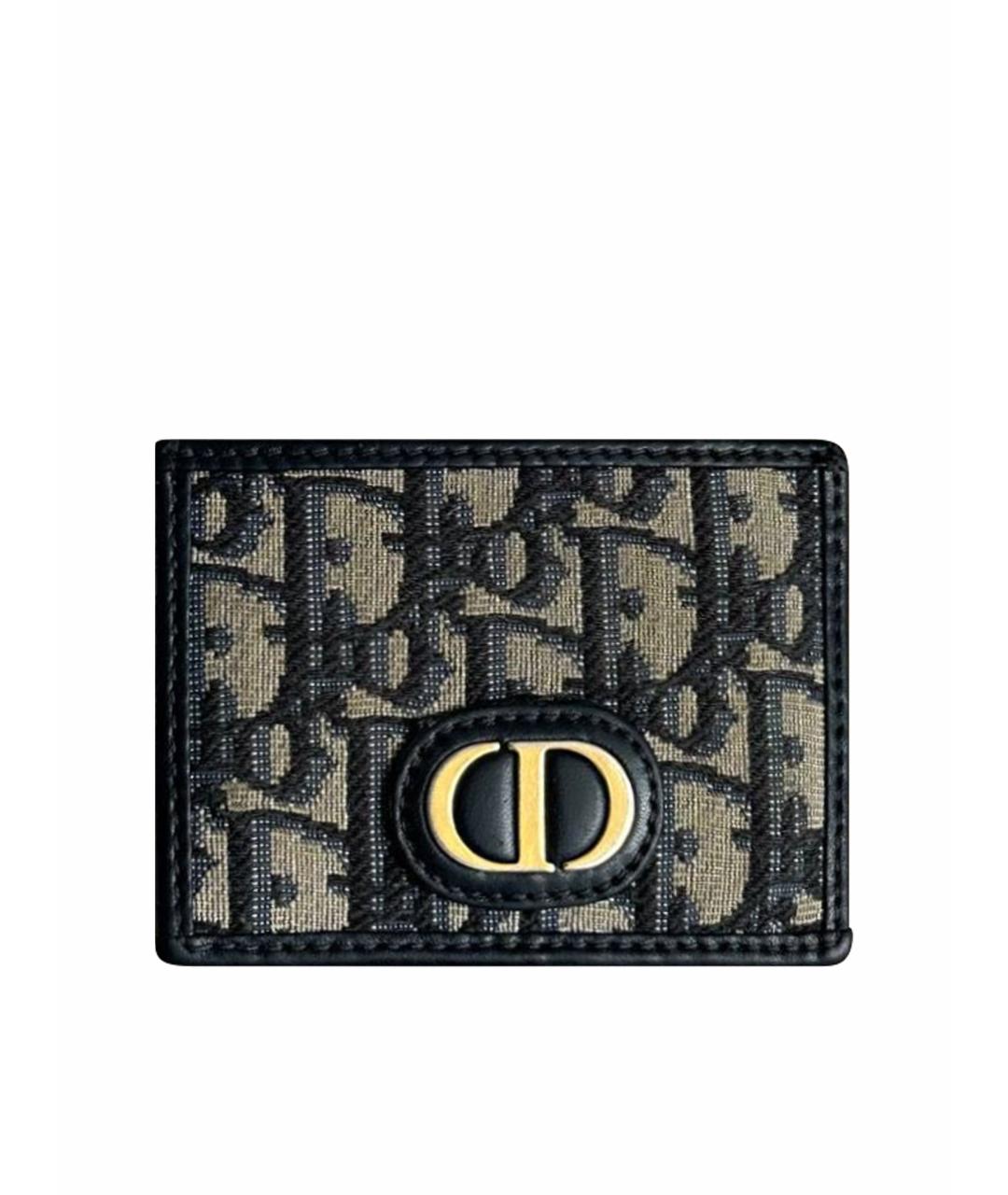 CHRISTIAN DIOR Темно-синий кардхолдер, фото 1
