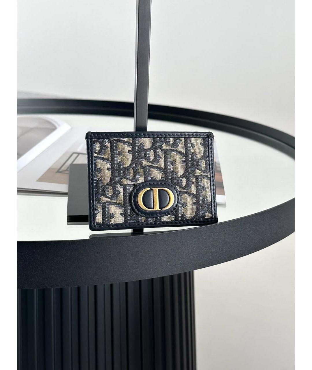 CHRISTIAN DIOR Темно-синий кардхолдер, фото 3