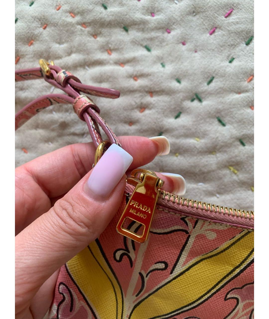 PRADA Розовая косметичка, фото 4