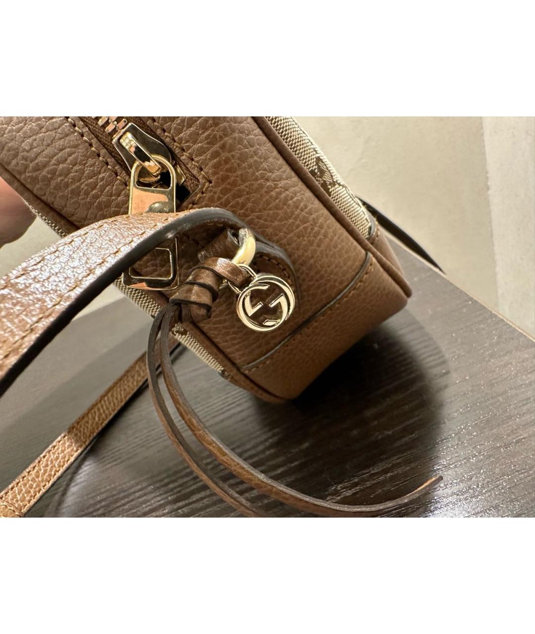 GUCCI Коричневая сумка через плечо, фото 4