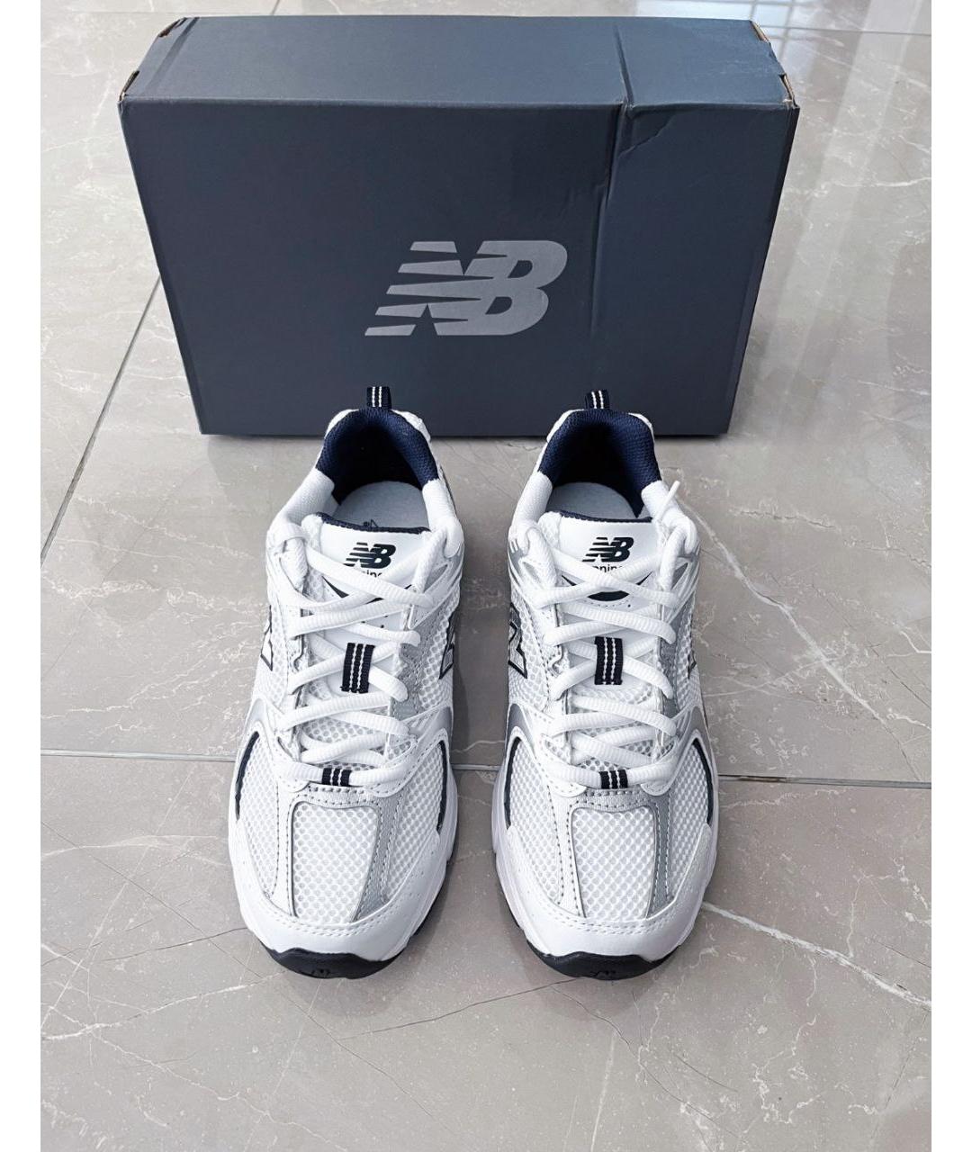 NEW BALANCE Белые низкие кроссовки / кеды, фото 2