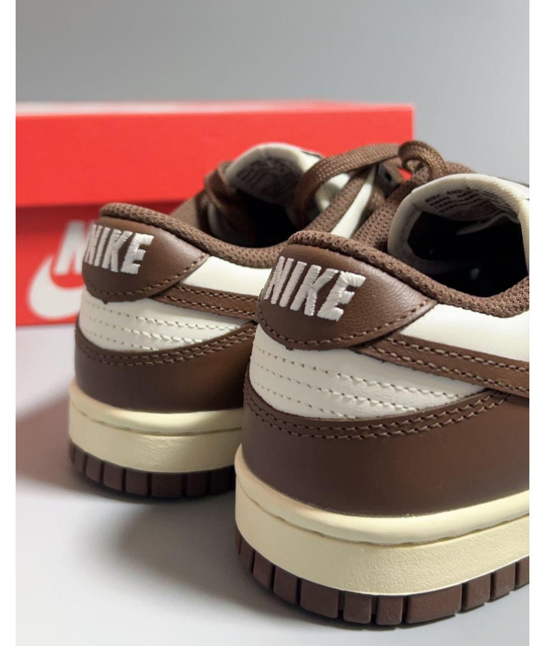 NIKE Коричневые низкие кроссовки / кеды, фото 4