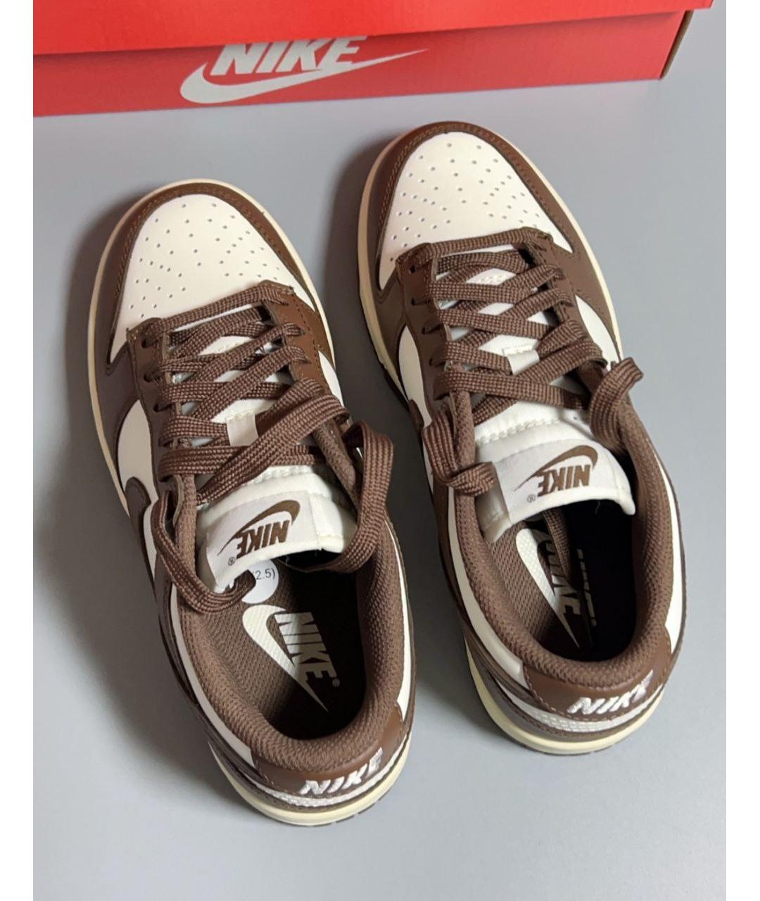 NIKE Коричневые низкие кроссовки / кеды, фото 3
