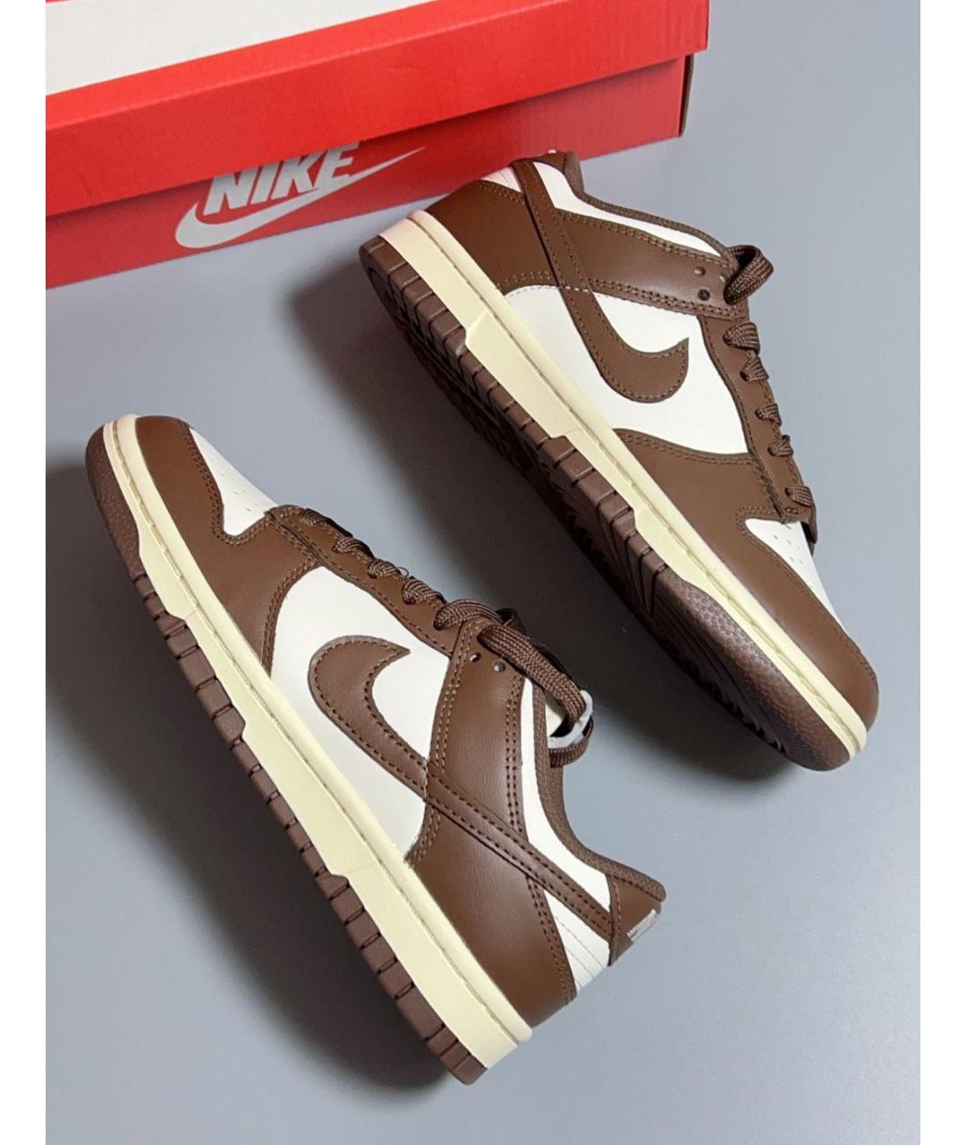 NIKE Коричневые низкие кроссовки / кеды, фото 6