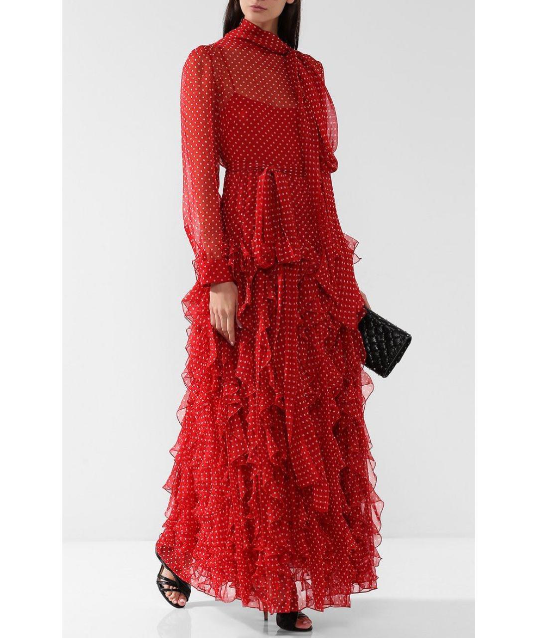 VALENTINO Красное вечернее платье, фото 3