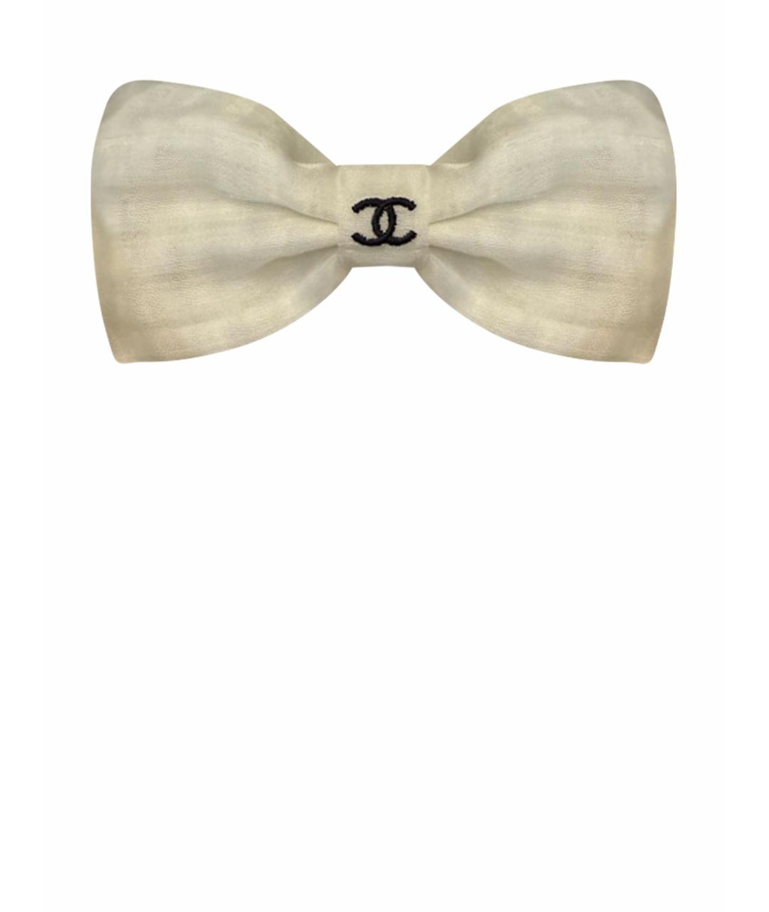 CHANEL Белая заколка, фото 1