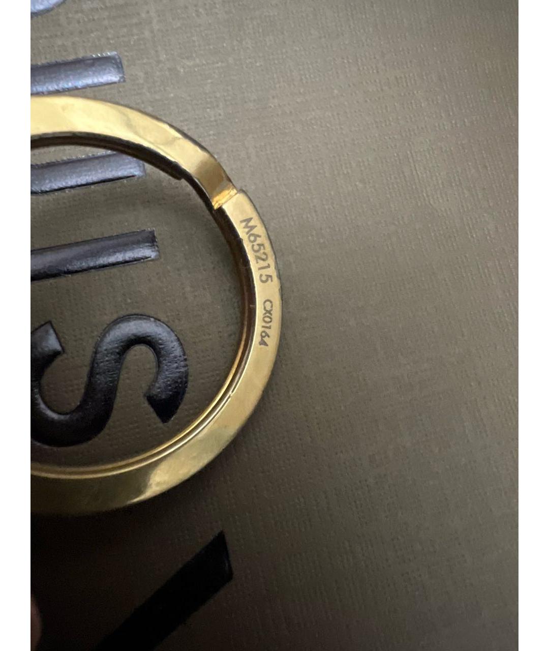 LOUIS VUITTON Золотой брелок, фото 4