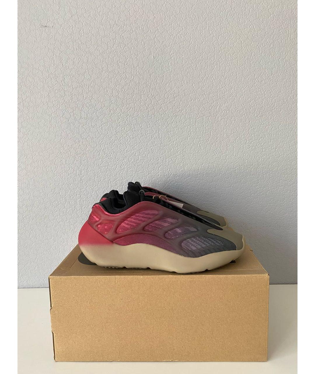 ADIDAS YEEZY Мульти текстильные низкие кроссовки / кеды, фото 4