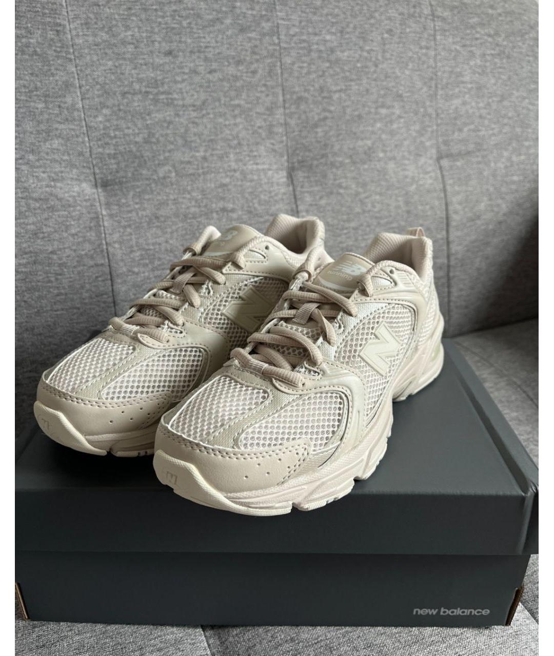 NEW BALANCE Бежевые низкие кроссовки / кеды, фото 2