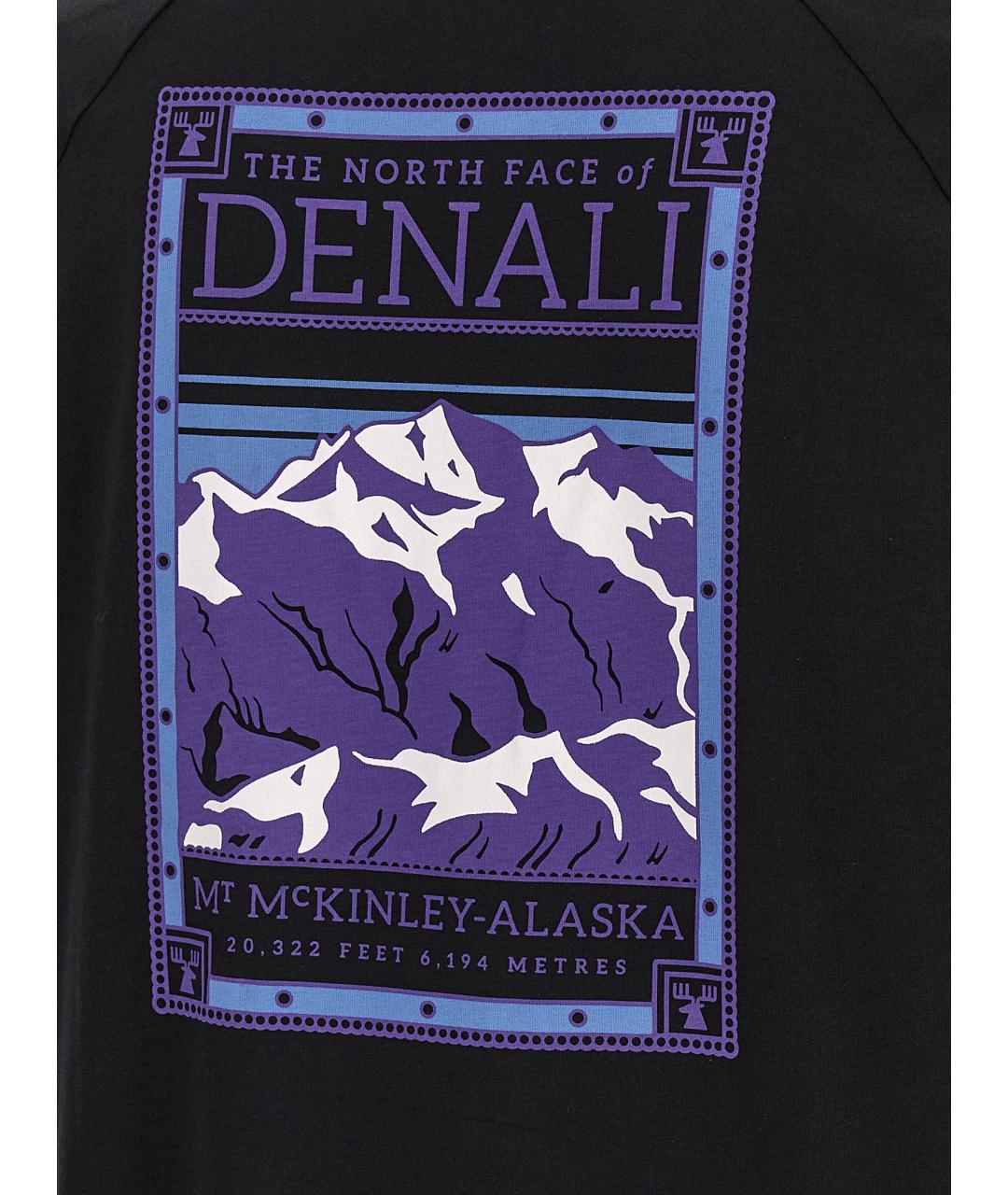 THE NORTH FACE Черная хлопковая футболка, фото 4