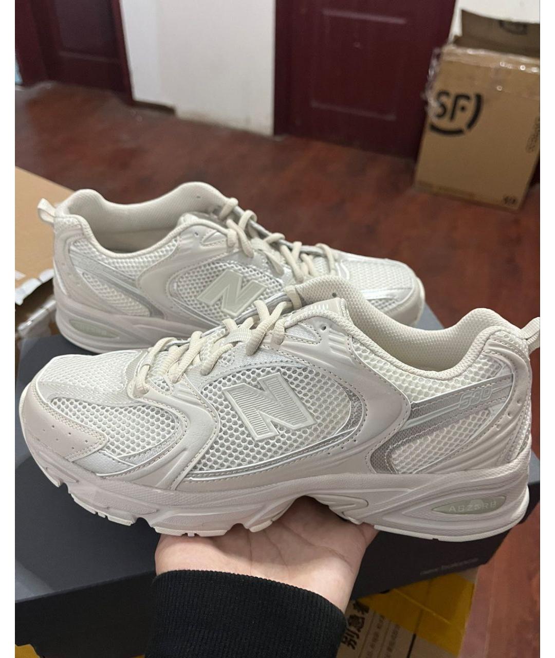NEW BALANCE Бежевые кроссовки, фото 6
