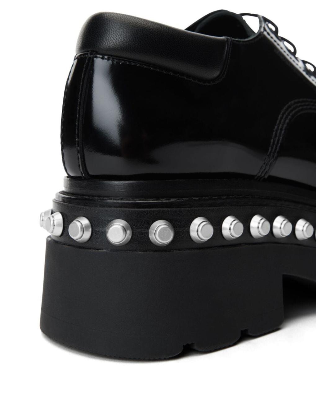 ALEXANDER WANG Черные бархатные сандалии, фото 5