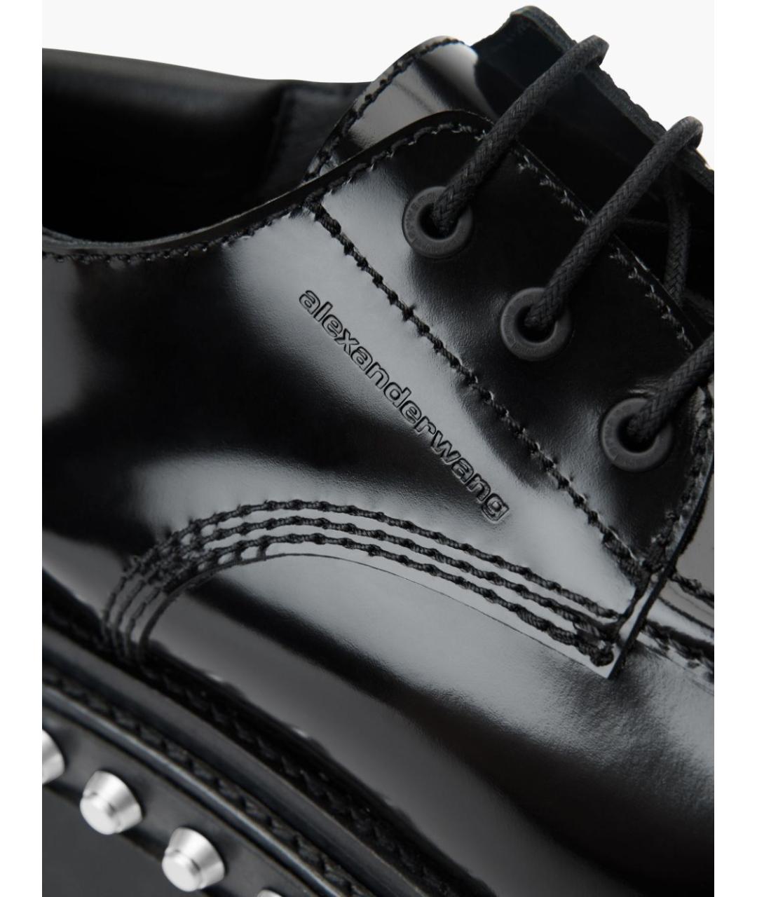 ALEXANDER WANG Черные бархатные сандалии, фото 2