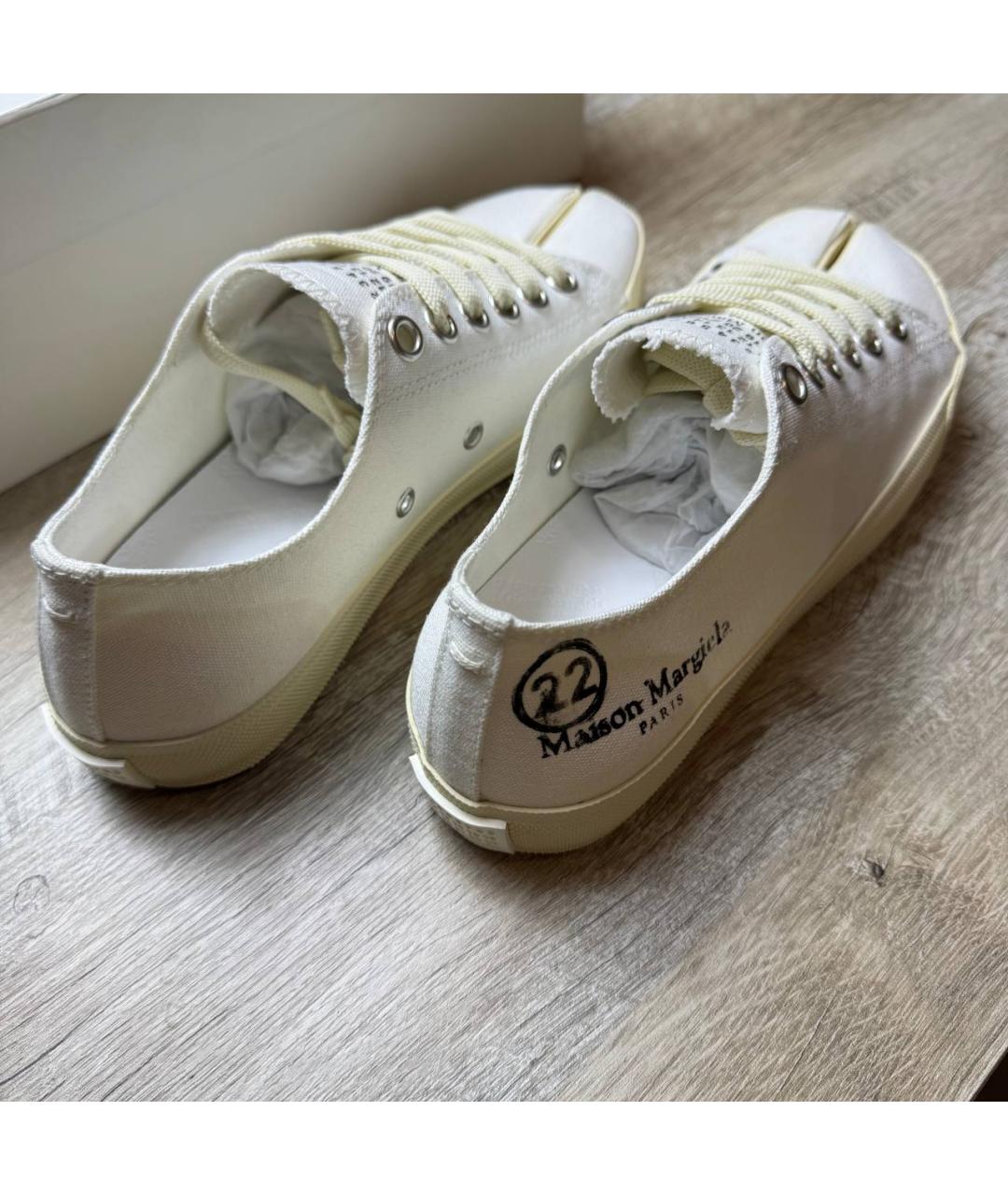 MAISON MARGIELA Белые кеды, фото 6
