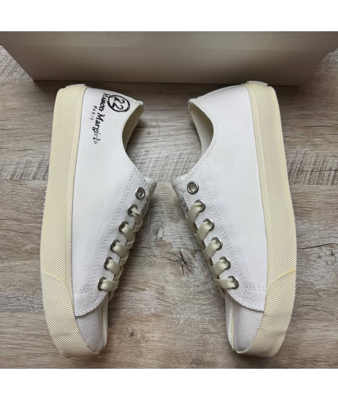 MAISON MARGIELA Белые кеды, фото 9
