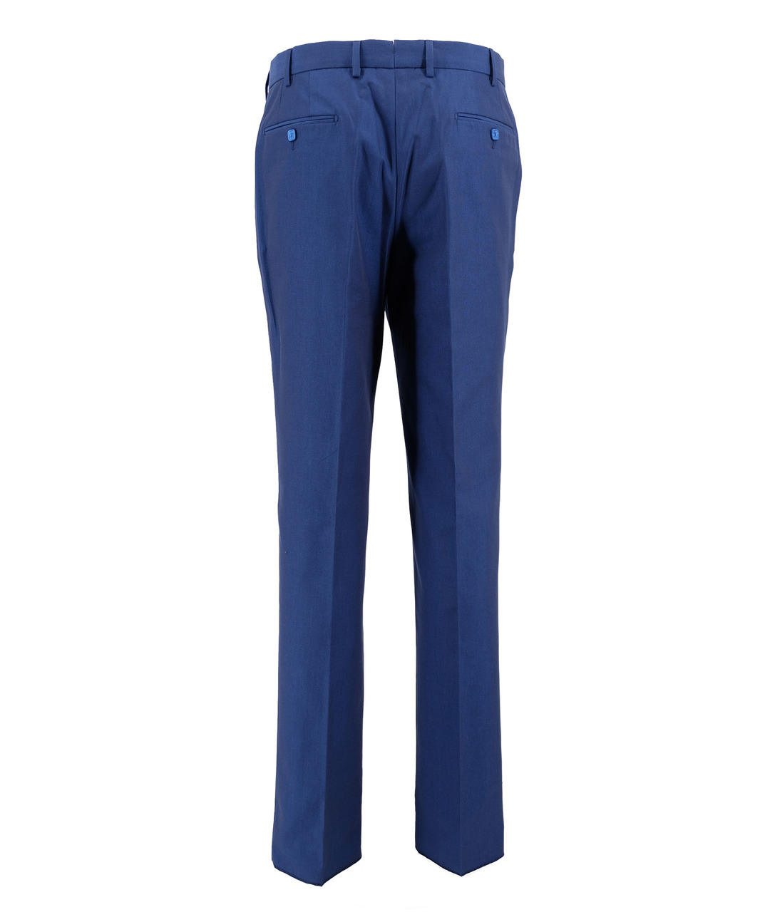 BILLIONAIRE Синие хлопковые классические брюки, фото 2