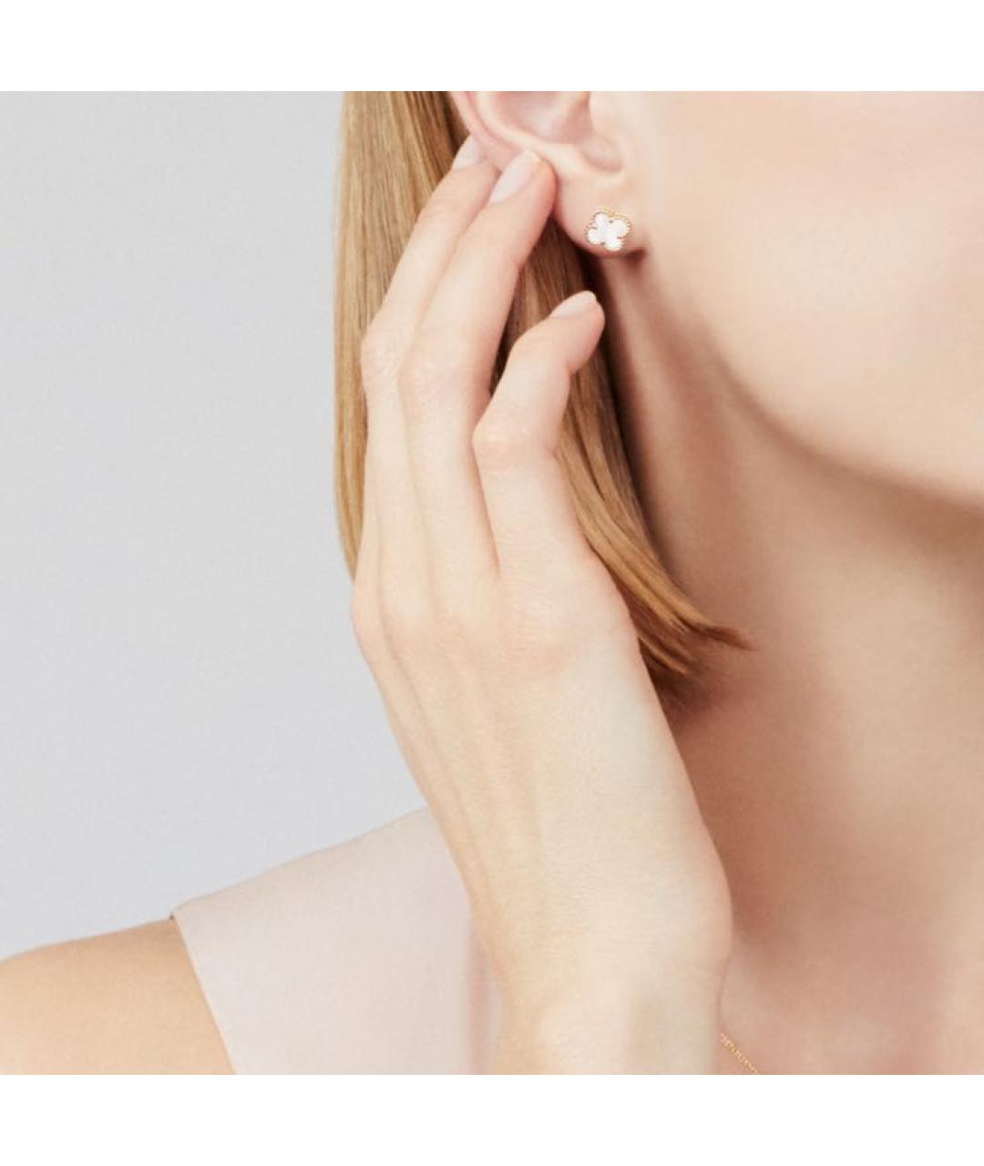 VAN CLEEF & ARPELS Золотые серьги из желтого золота, фото 2