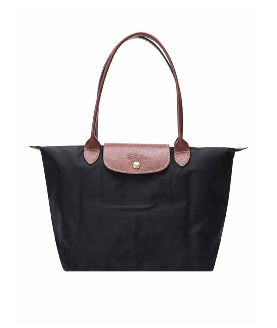 LONGCHAMP Черная сумка тоут, фото 1